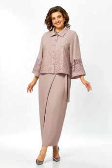 Костюм с юбкой 641 клевер Zigzag Style