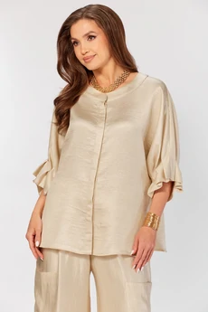 Костюм брючный 642 шампань Zigzag Style
