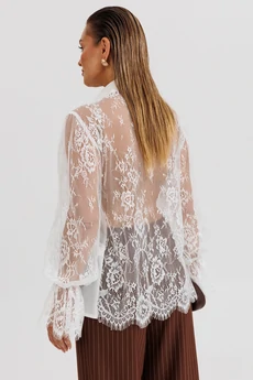 Костюм брючный 646 белый + теракот Zigzag Style
