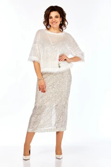 Блузка 417 молочный hOla la