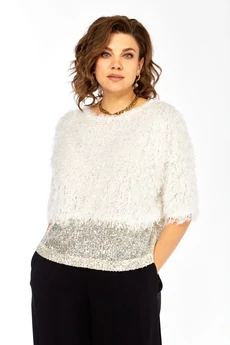 Блузка 436 белое молоко hOla la