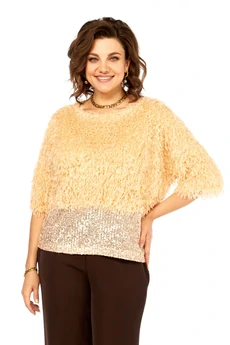 Блузка 436 персик hOla la