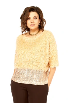 Блузка 436 персик hOla la