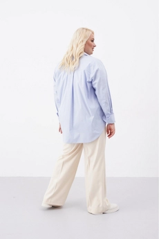 Блузка K-03040 голубой Ketty