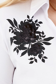 Блузка K-03940 белый Ketty