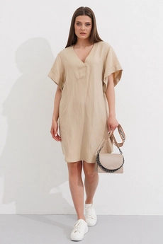 Платье K-06580 бежевый Ketty