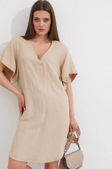 Платье K-06580 бежевый Ketty