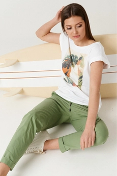 Брюки K-15660 зеленый Ketty
