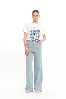 Брюки 72563 серо-голубой Ketty