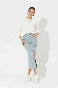 Юбка 72653 серо-голубой Ketty