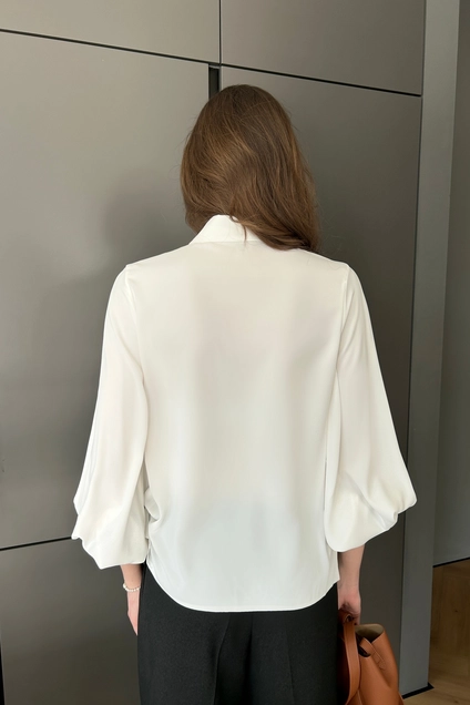 Блузка 400 белый Lizet collection