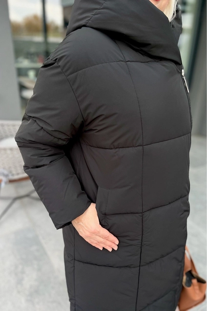 Пальто 010 черный Lizet collection