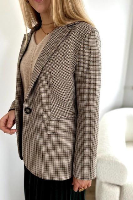 Жакет 358-1 рыжий Lizet collection