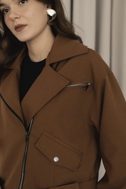 Куртка 418 терракот Lizet collection