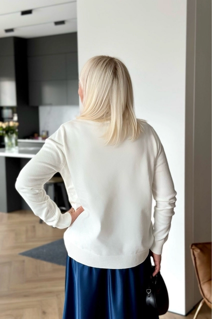 Джемпер 480 белый Lizet collection