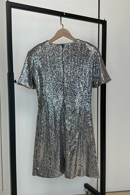 Платье 513 серебряный Lizet collection