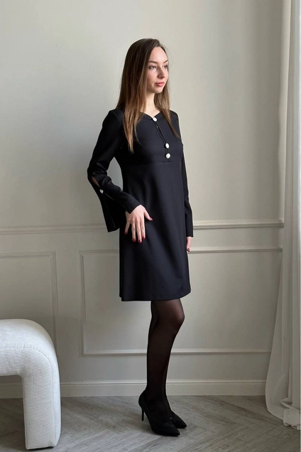 Платье 510 черный Lizet collection