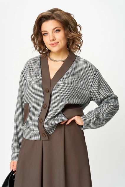 Костюм с юбкой 24131-1 AIRA style фото 3