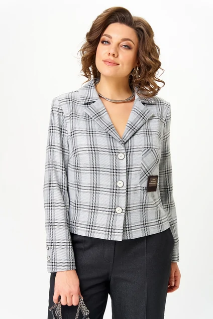Костюм брючный 24246 серый AIRA style