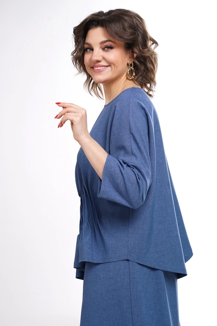 Костюм брючный 2311 синий ALANI