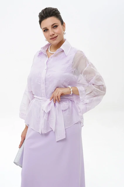 Костюм с платьем 2429 лаванда ALANI