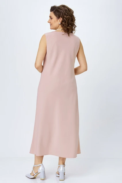 Костюм с платьем 2514 пудра ALANI