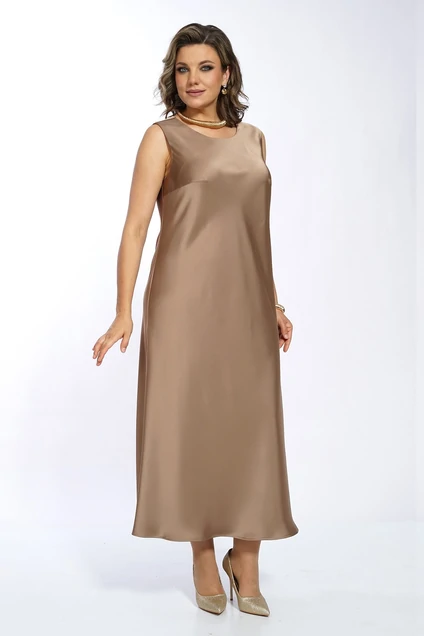 Костюм с платьем 2668 золото ALANI