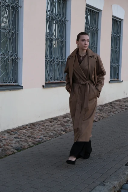 Тренч 7004 олива ALIN