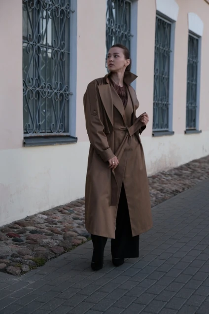 Тренч 7004 олива ALIN