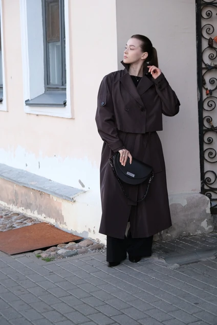 Тренч 70041 шоколад ALIN