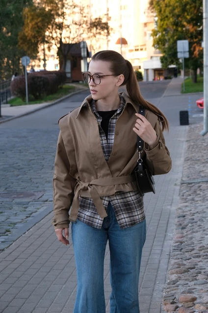 Тренч 7005 олива ALIN