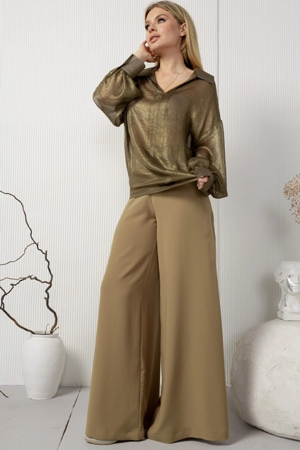 Брюки 5202 горчица Amori