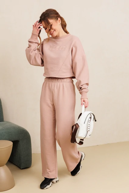 Брюки 5307 пыльная роза Amori