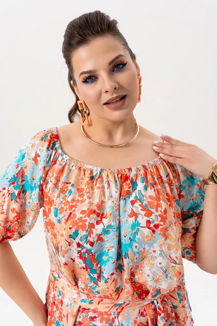 Блузка 127 цветы ANDINA