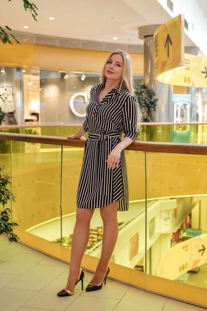Платье 1256 синий ARISHA
