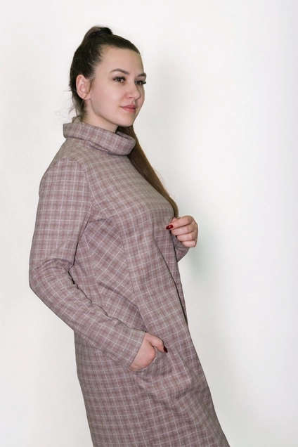 Платье 1289-1 кофейный ARISHA