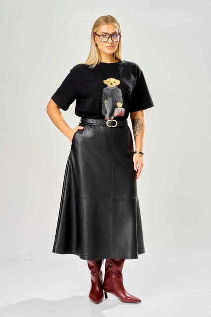 Юбка 237 черный AVA fashion
