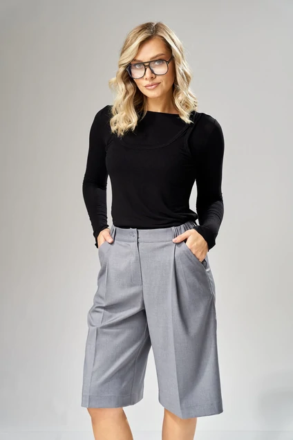 Бермуды 241 серый AVA fashion