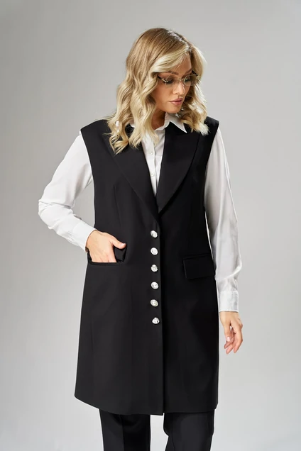 Жилет 242 черный AVA fashion