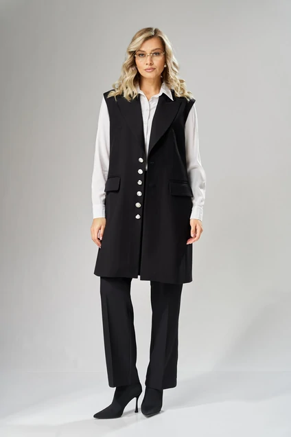Жилет 242 черный AVA fashion