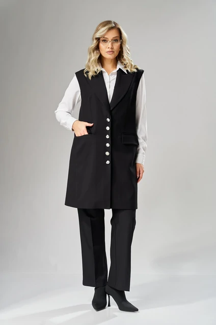 Жилет 242 черный AVA fashion