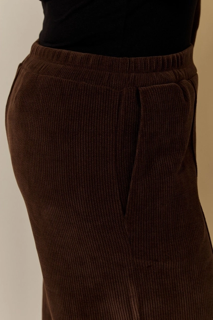 Брюки 084 коричневый AVA fashion