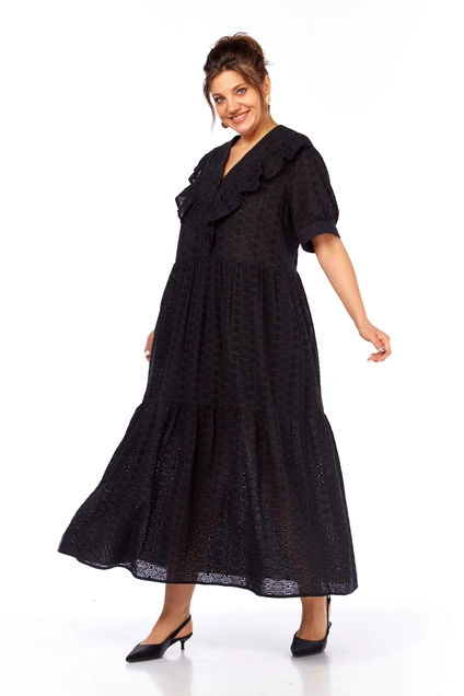 Платье 130 черный AVA fashion