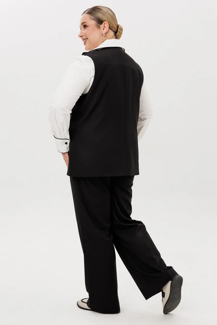Костюм брючный 175 черный AVA fashion
