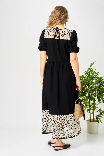 Платье 192 черный AVA fashion