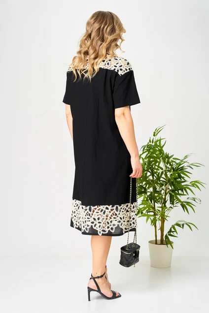 Платье 193 черный AVA fashion