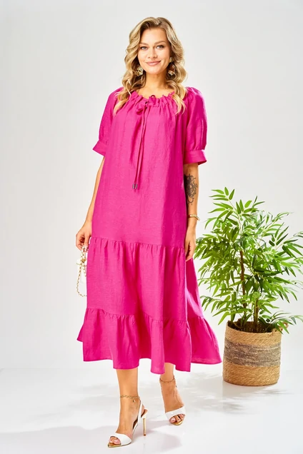 Платье 211 фуксия AVA fashion