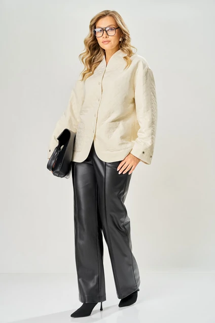 Куртка 227 молочный AVA fashion