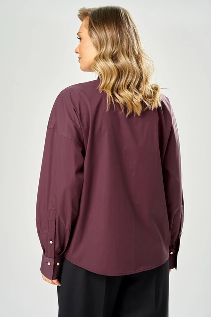 Блузка 235 бордовый AVA fashion