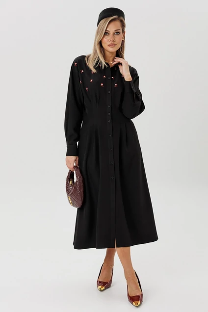 Платье 244 черный AVA fashion
